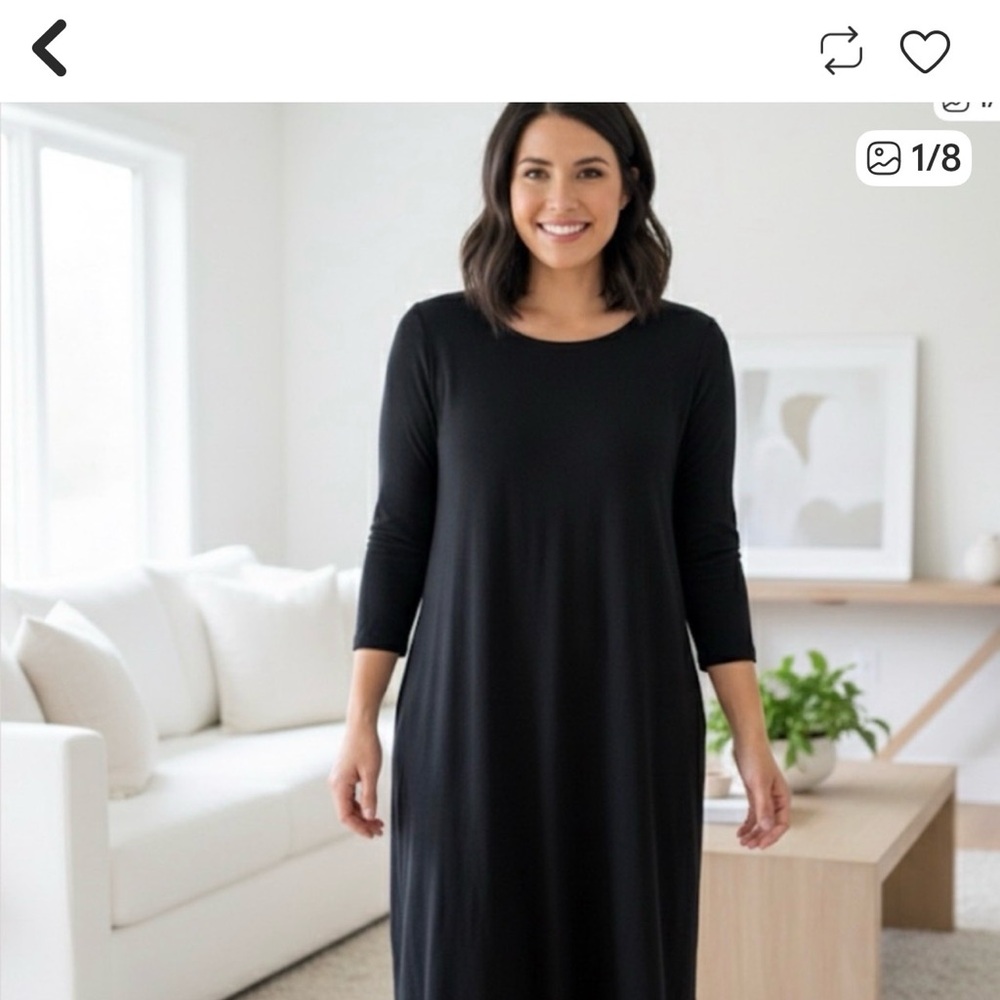 Jjill weavever Black Women's Dress 4x with tags